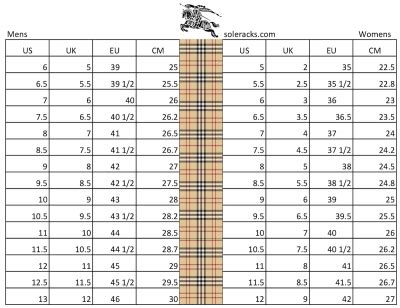 burberry coat sizes|Burberry size chart uk.